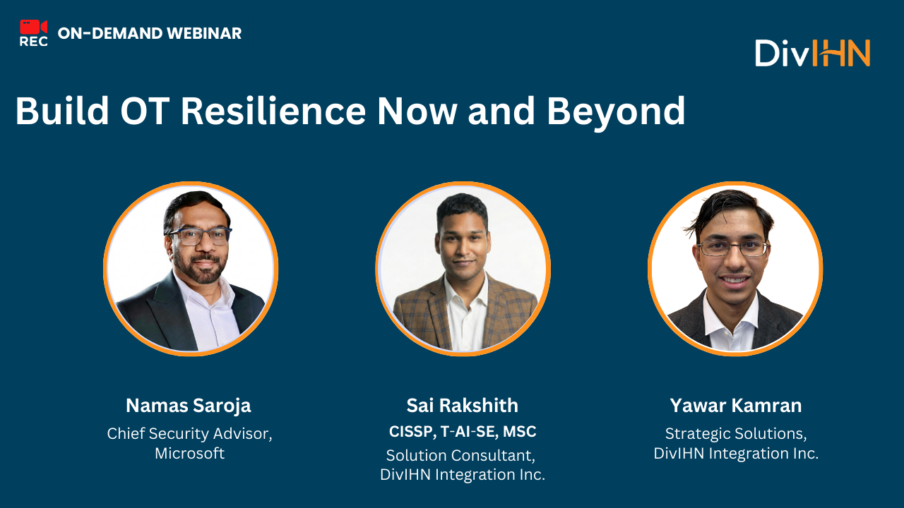 Build OT Resilience Now and Beyond